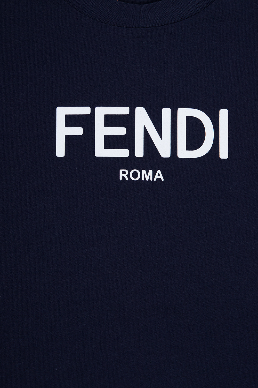 SchaferandweinerShops HK - shirt with logo Fendi Kids - Navy